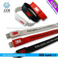Hot sale colorful silicone USB Bracelet with factory price,Custom USB Bracelet